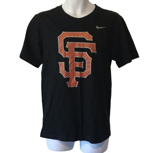 Nike SF Giants Black Tee sz small regular fit - Picture 1 of 2